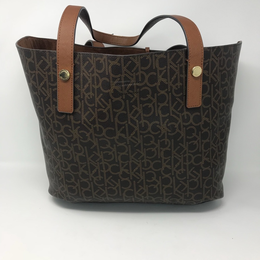 Reversible Suede CK Calvin Klein Tote Bag